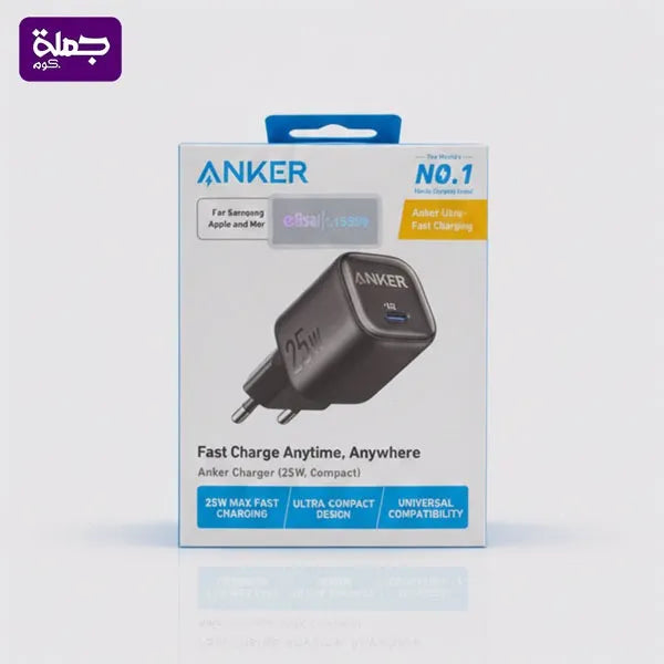 راس شاحن ANKER 25W اصلي ضمان