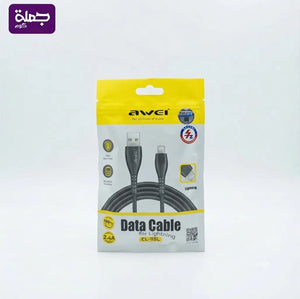 كابل ايفون AWEI CL115L 1M كيس اصلي ضمان سنه