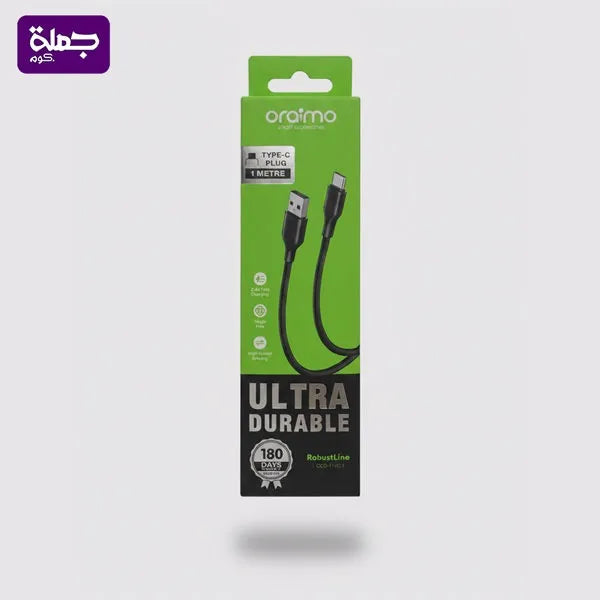 كابل تايب سى باكت ORAIMO 1M OCD 114C ضمان اصلى