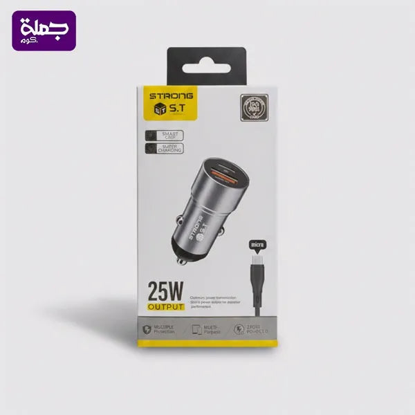 شاحن سياره تايب سى STRONG ST56 25W
