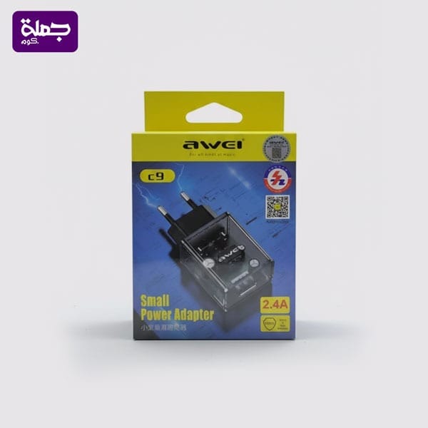 راس شاحن AWEI 2.4A C9 اصلي ضمان سنه