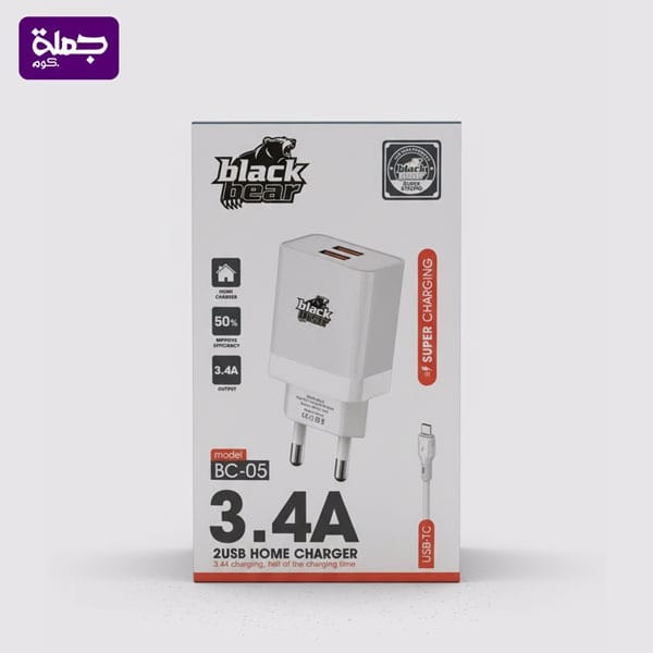 شاحن تايب سى BLACK BEAR BC05