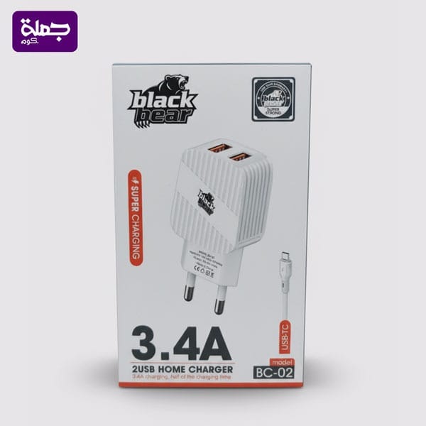 شاحن تايب سى BLACK BEAR BC02