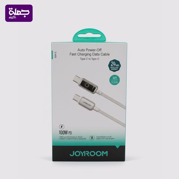 كابل JOYROOM SA55 1.2M 100W TC TC اصلى ضمان سنه