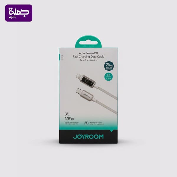 كابل JOYROOM SA55 1.2M 30W TC IP اصلى ضمان سنه