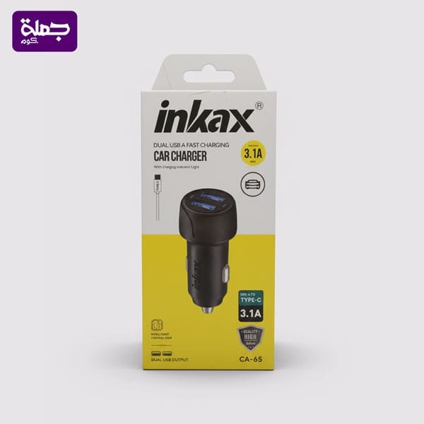 شاحن سياره تايب سى INKAX CA65