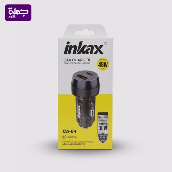 راس شاحن سياره INKAX CA64 48W