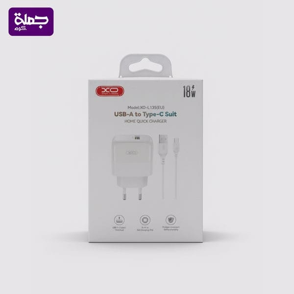 شاحن تايب سي XO L135 18W
