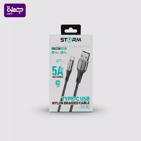 كابل تايب سى STORM STR04 1M