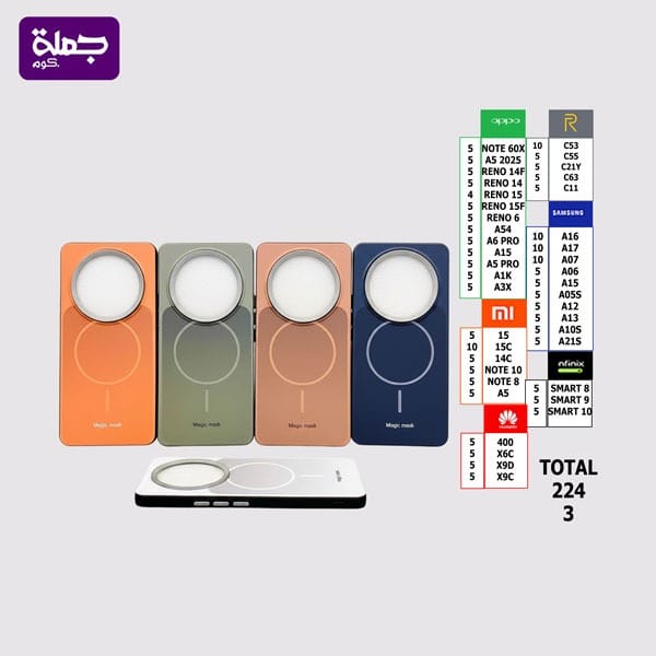 شريحه جراب الوان ماك سيف اندرويد(3) عدد (224)