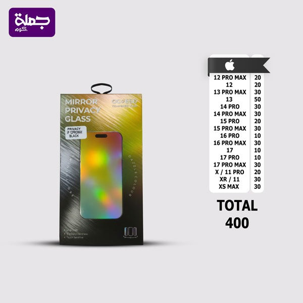 شريحه اسكرينه MIRROR PRIVACY عدد (400)
