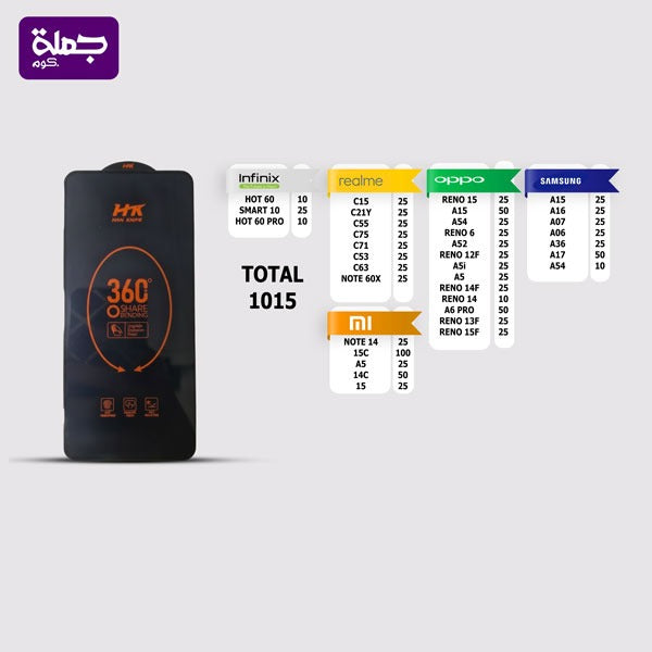 شريحه اسكرينه HK عدد (1015)