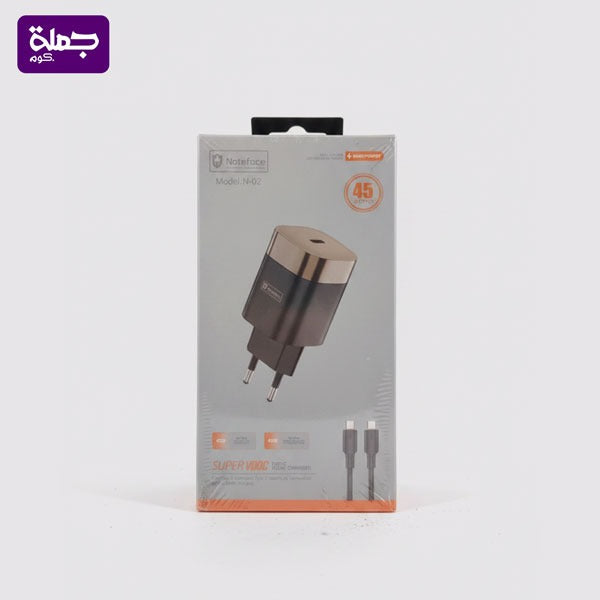 شاحن TC TC NOTE FACE  N02 45W ضمان سنتين