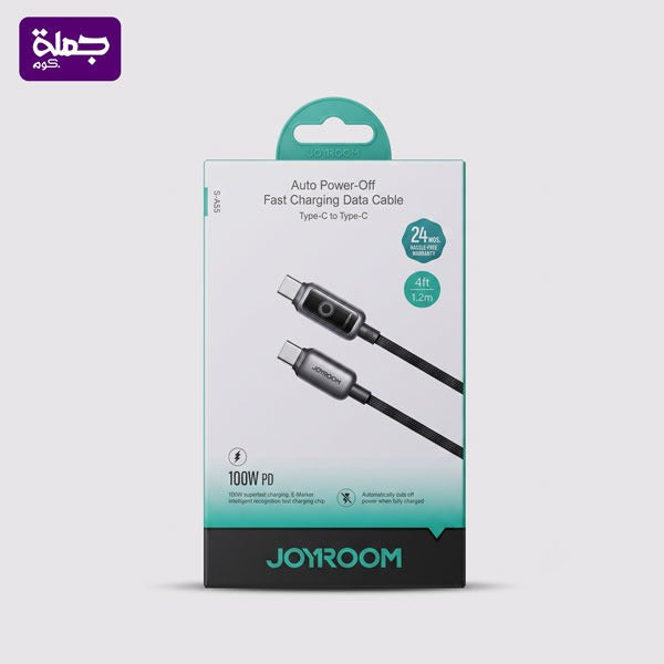 كابل JOYROOM SA55 1.2M 100W TC TC اصلى ضمان سنه