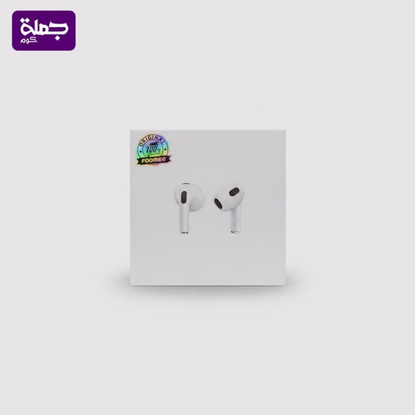 ايربودز FOOMEE PRO3 (مايك4 ) اصلى ضمان سنه