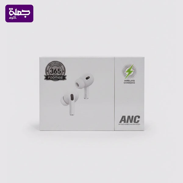 ايربودز FOOMEE PRO2 (مايك4 +عازل للضوضاء ) اصلى ضمان سنه