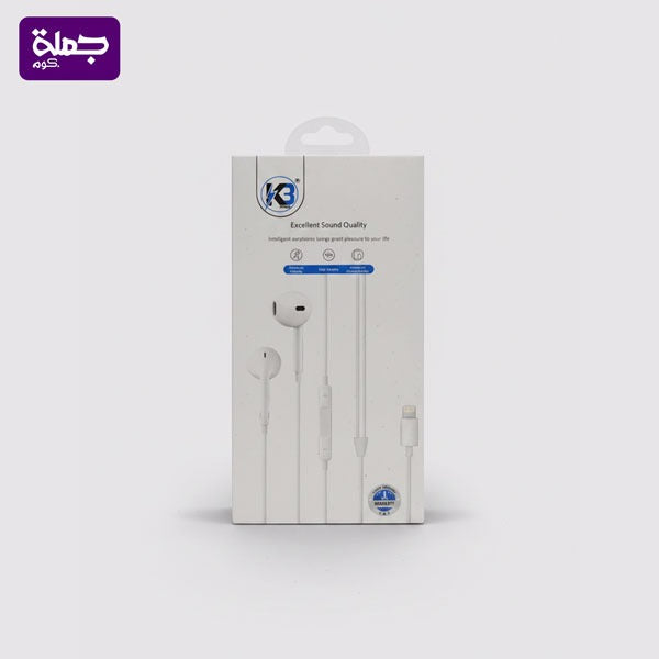 سماعه سلكيه ايفون K3 IPHONE7 اصلى ضمان سنه
