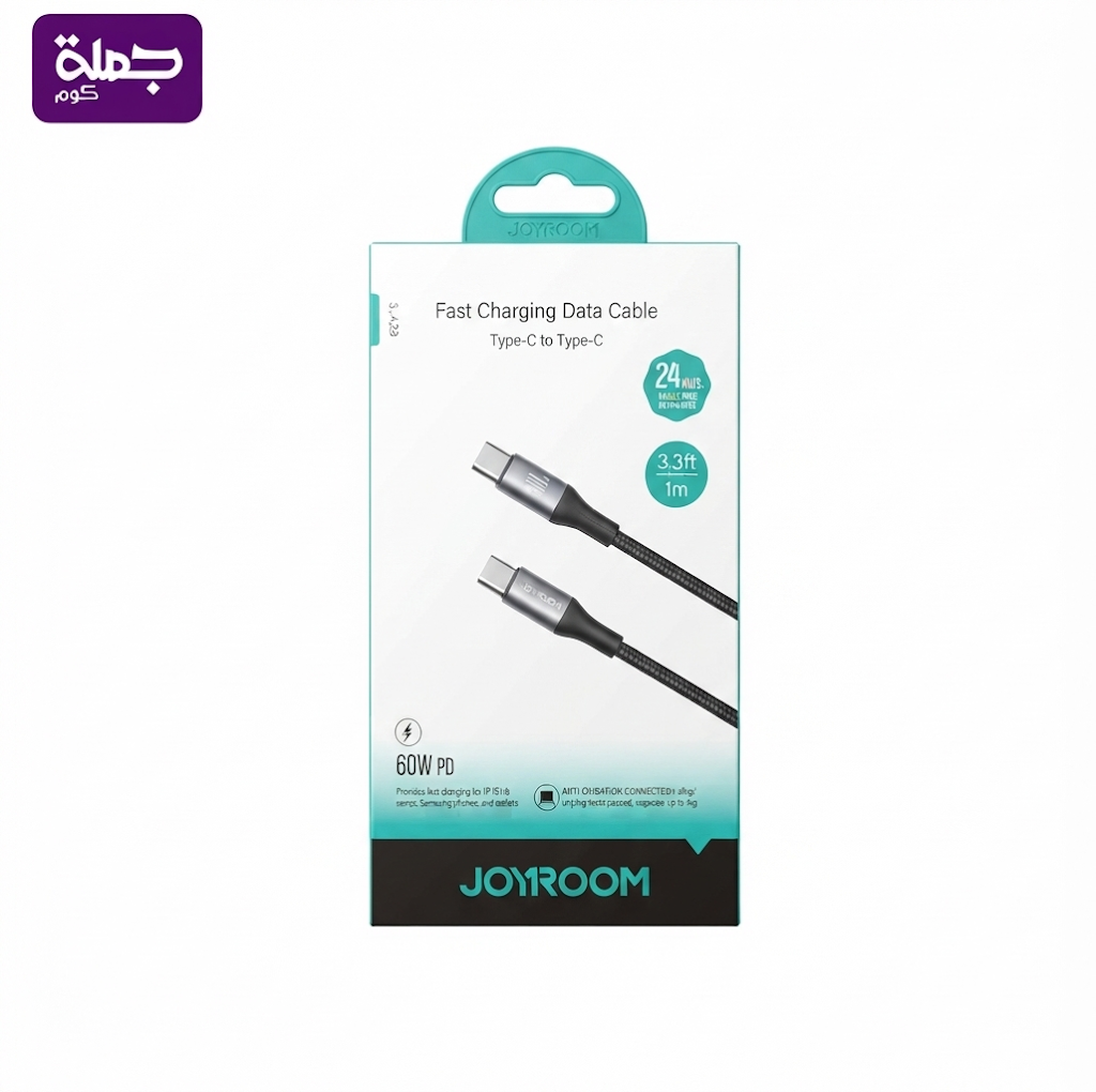 كابل JOYROOM SA28 1M 60W TC TC اصلي ضمان سنه