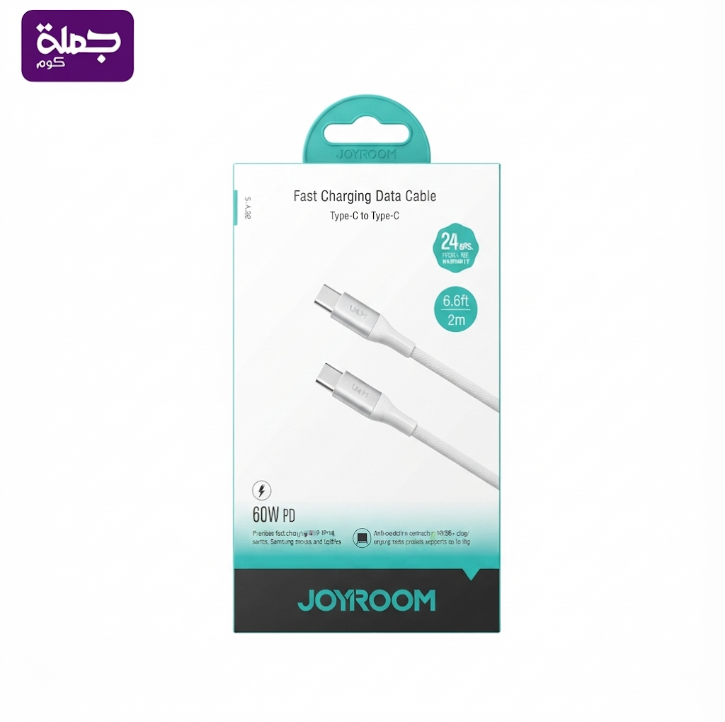 كابل JOYROOM SA28 2M 60W TC TC اصلي ضمان سنه
