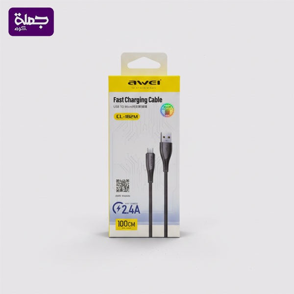 كابل ميكرو AWEI CL182M 1M  اصلى ضمان سنه