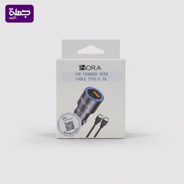 شاحن سياره TC*TC 1 HORA GAR241 38W اصلى ضمان سنه