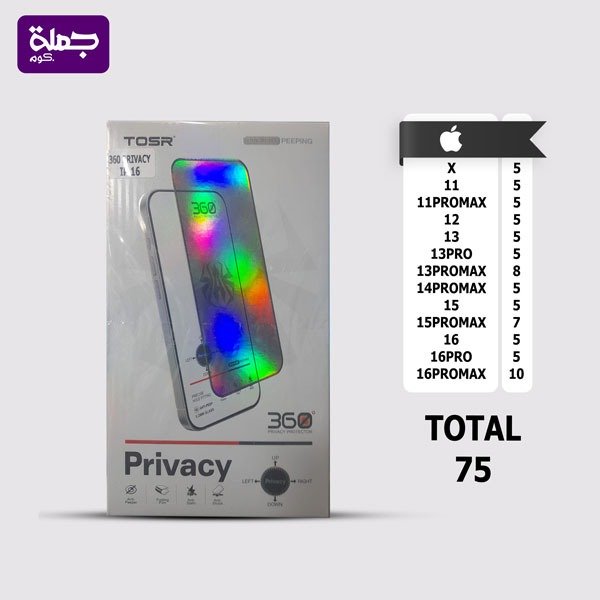 شريحه اسكرينه TOSR 2*1 عدد75