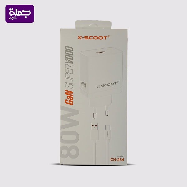 شاحن تايب سي XSCOOT CH254 80W اصلي