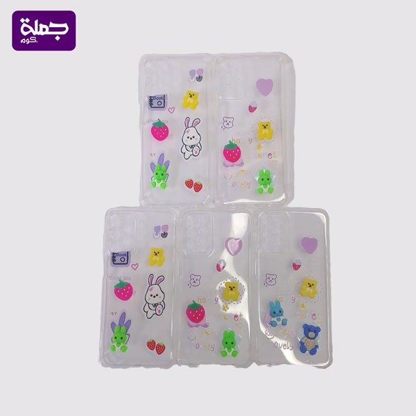 جراب حلويات شفاف SAMSUNG A23