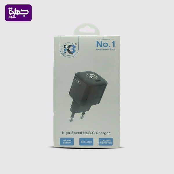 راس شاحن K3 C50 45W اصلي ضمان سنه للمستهلك