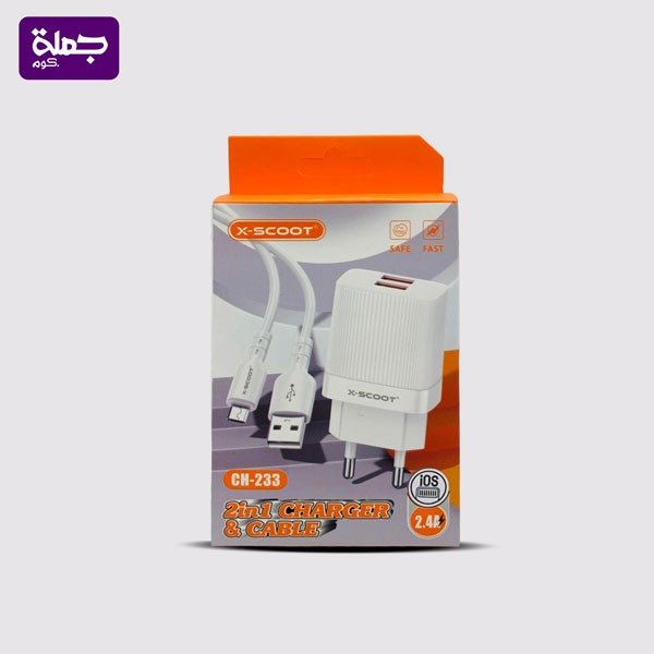 شاحن ايفون X SCOOT CH233 اصلي