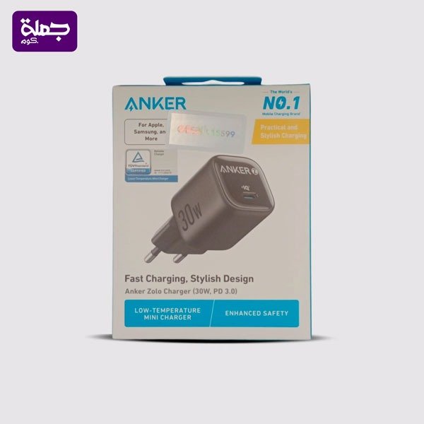 راس شاحن ANKER ZOLO PD 30W اصلي ضمان