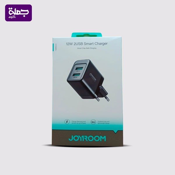 راس شاحن JOYROOM 2USB 12W N01 اصلي ضمان سنة