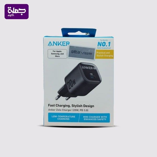 راس الشاحن ANKER 20W اصلي ضمان