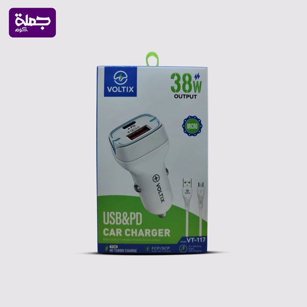 شاحن سياره ميكرو VOLTIX VT117