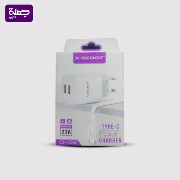 شاحن تايب سي X SCOOT CH236 اصلي